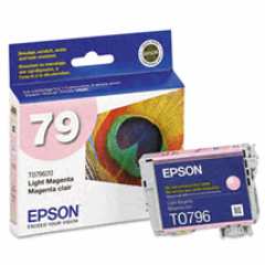 Epson T079620 Ink Cartridge, High Yield Light Magenta, OEM