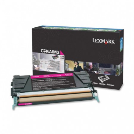 Lexmark C746A1MG Magenta OEM Laser Toner Cartridge