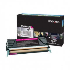 Lexmark C748H1MG High-Yield Magenta OEM Toner Cartridge