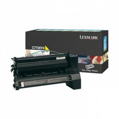 Lexmark C7720YX EHY Yellow OEM Laser Toner Cartridge