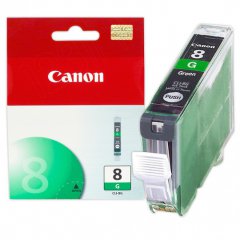 Canon CLI8G Inkjet Cartridge, Green, OEM