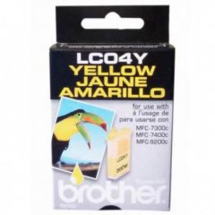 Brother LC04Y Ink Cartridge, Yellow, OEM