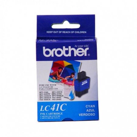Brother LC41C Ink Cartridge, Cyan, OEM