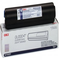 Okidata 52104201 (Type 1) OEM Black Laser Toner Cartridge